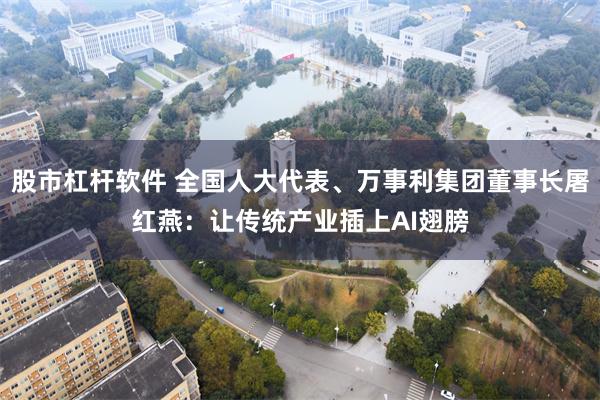 股市杠杆软件 全国人大代表、万事利集团董事长屠红燕：让传统产业插上AI翅膀