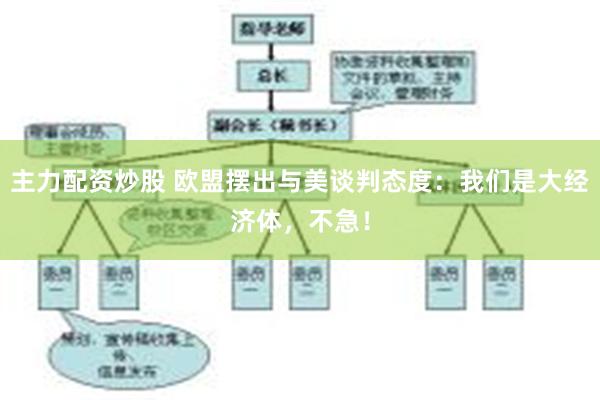 主力配资炒股 欧盟摆出与美谈判态度：我们是大经济体，不急！